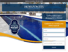 Tablet Screenshot of horizontesaracatuba.com.br